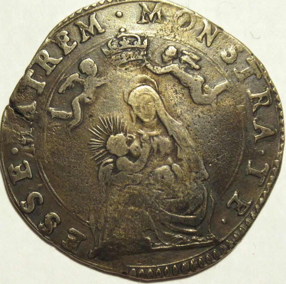 c.1646 Duchy of Parma, 40 Soldi - Ranuccio II Farnese monnaies monde italie c 1646 duchy of parma 40 soldi ranuccio ii farnese