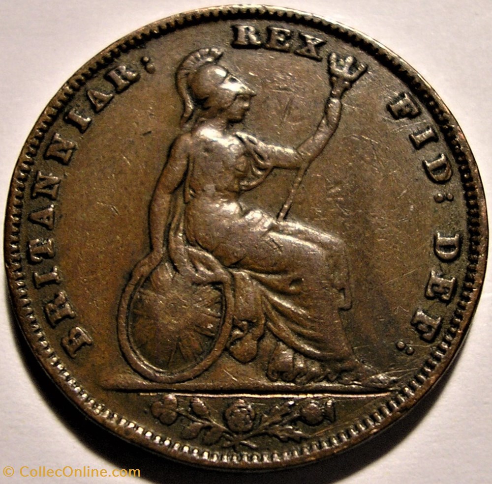 William IV - One Farthing 1837 Kingdom of Great Britain monnaies monde royaume uni william iv one farthing 1837 kingdom of great britain