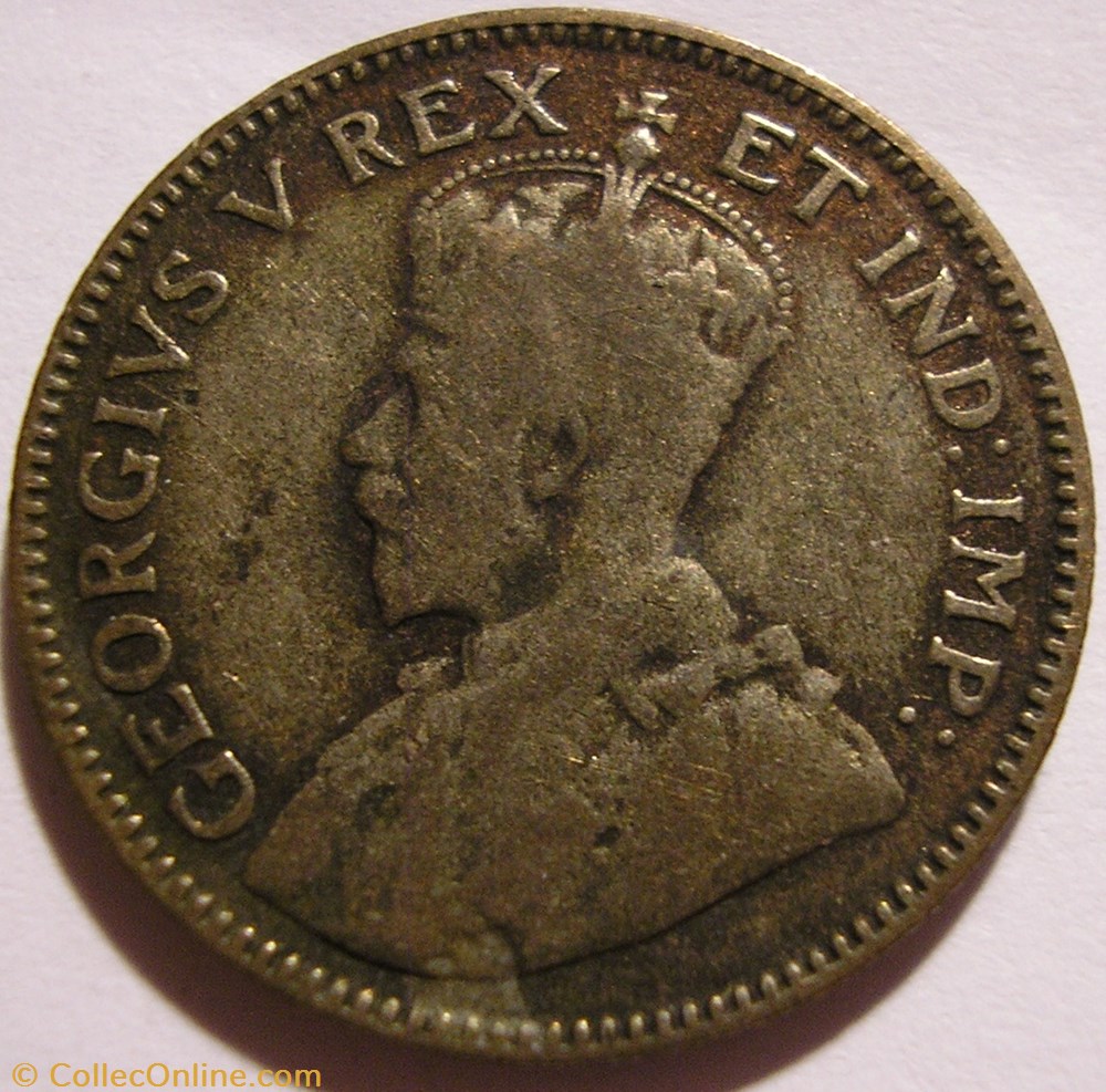 monnaies monde ouganda george v 50 cents 1923 east africa