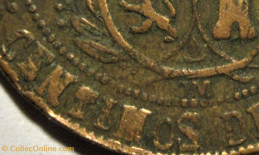 1868 Barcelona - 5 Centimos - Isabel II de España - Contemporary Counterfeit 4 monnaies monde espagne 1868 barcelona 5 centimos isabel ii de espana contemporary counterfeit