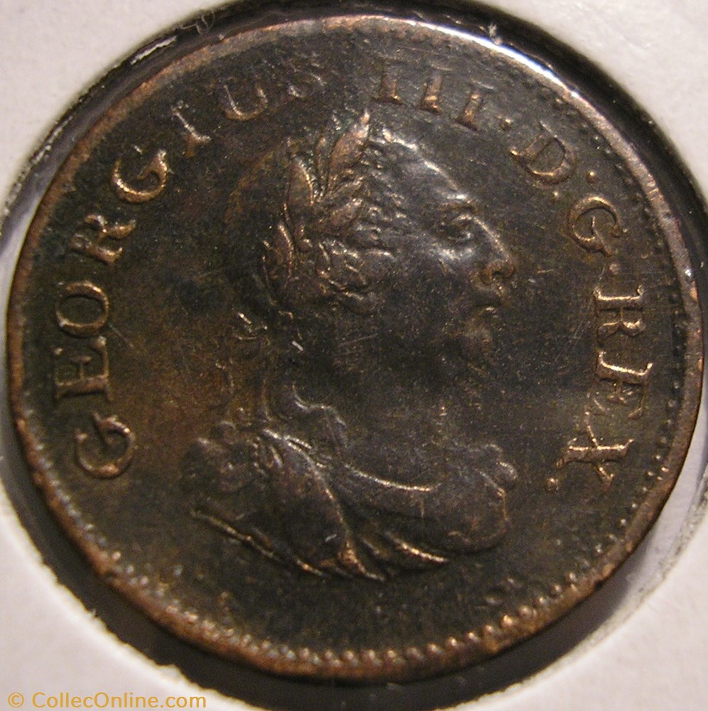 George III - Farthing 1806 Ireland (ex.2) monnaie monde royaume uni george iii farthing 1806 ireland ex 2