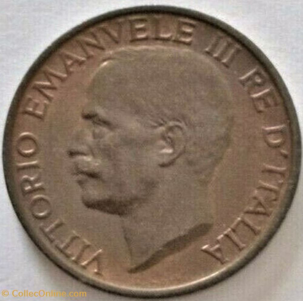 1924 Regno d'Italia, 10 Centesimi, Roma - Vittorio Emanuele III 2 monnaies monde italie 1924 regno italia 10 centesimi roma vittorio emanuele iii