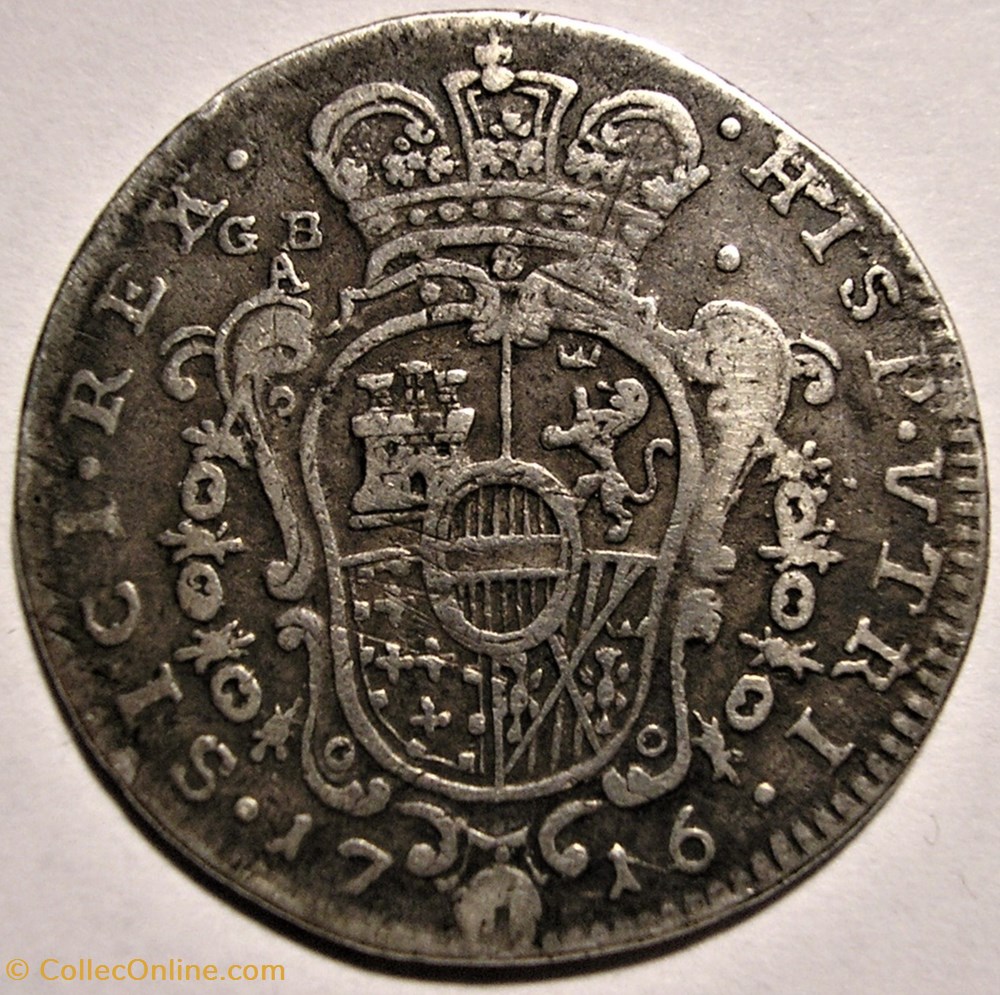 monnaies europe medievale royaume de naples 1716 regno di napoli 1 tari carlo vi absurgo