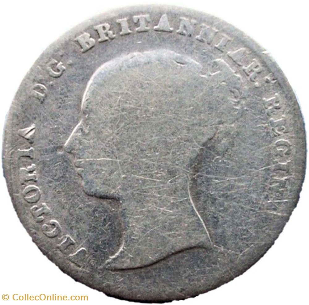Victoria - 4 Pence 1855/3 - Kingdom of Great Britain 2 monnaies monde royaume uni victoria 4 pence 1855 3 kingdom of great britain