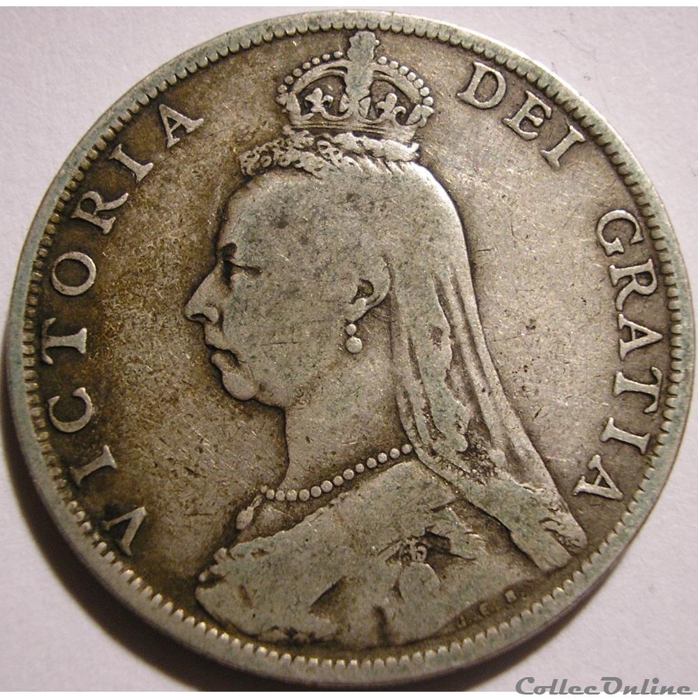 monnaies monde royaume uni victoria one florin 1891 kingdom of great britain