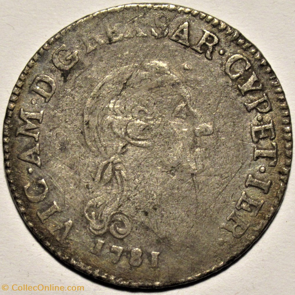 1781 Regno di Sardegna, 7.6 Soldi - Vittorio Amedeo III di Savoia monnaies europe medievale france feodales 1781 regno di sardegna 7 6 soldi vittorio amedeo iii di savoia