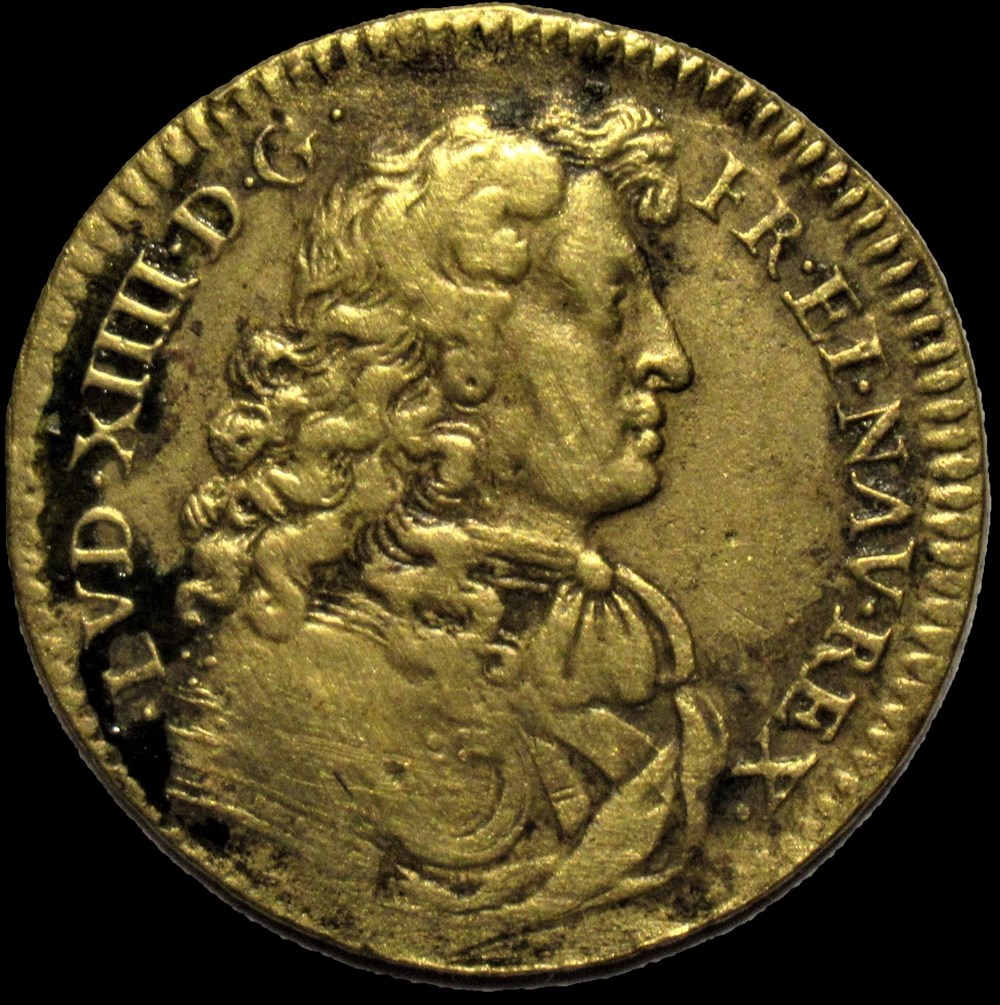 Louis XIV - Jeton c.1664 - Guerre franco-germanique contre les turcs monnaies paranumismatique jetons poids louis xiv jeton c 1664 guerre franco germanique contre les turcs