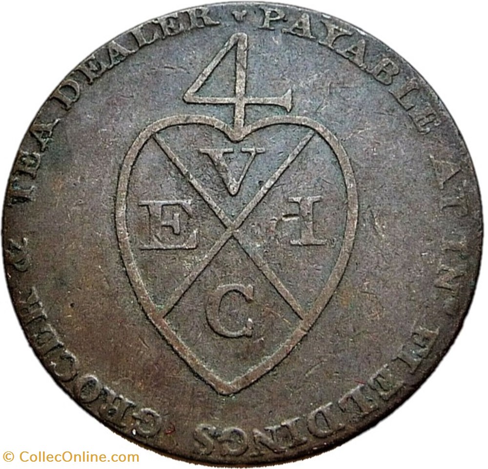 1793 HalfPenny - Lancashire, Manchester / I. Fielding monnaies monde royaume uni 1793 halfpenny lancashire manchester i fielding