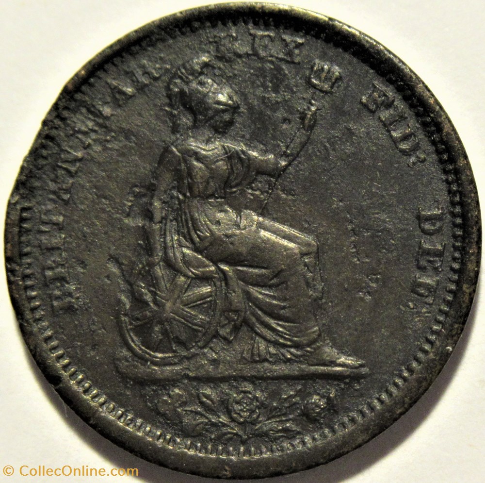 George IV - Half Farthing 1830 Great Britain 2 monnaies monde royaume uni george iv half farthing 1830 great britain