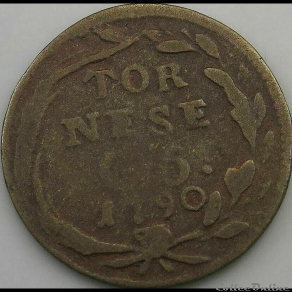 1790 Royaume de Naples, Tornese / 6 Cavalli - Ferdinando IV 4 monnaies monde italie 1790 royaume de naples tornese 6 cavalli ferdinando iv