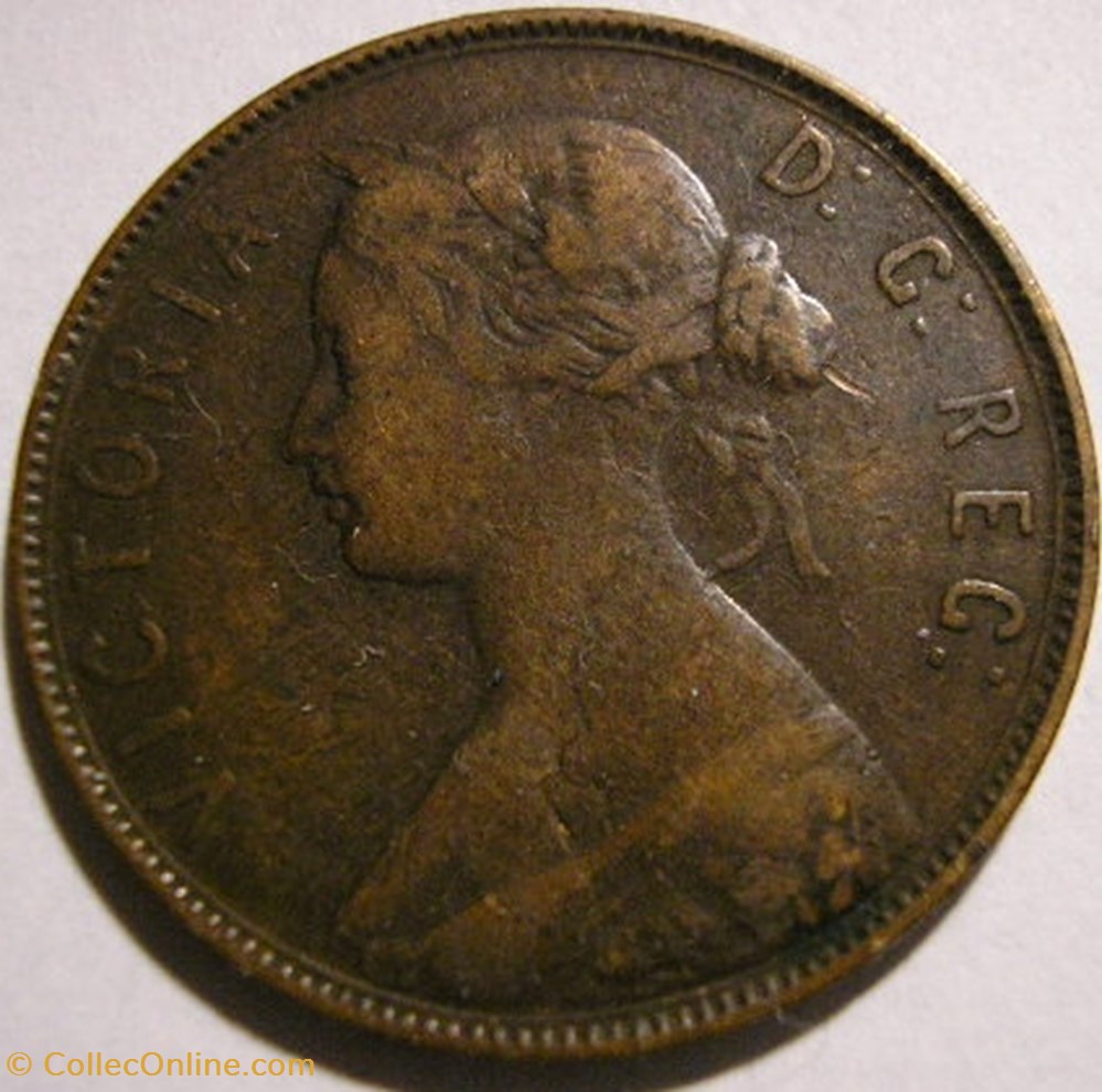 Victoria - One Cent 1880 Newfoundland 2 monnaie monde canadum victoria one cent 1880 newfoundland
