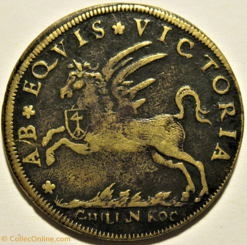 Henri III - Confrérie des Arbalétriers, ville de Mantes - Jeton XVIe 2 monnaies paranumismatique jetons poids henri iii confrerie des arbaletriers ville de mantes jeton xvie