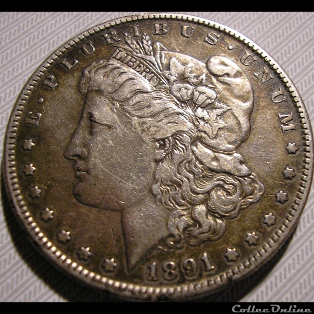 1891 San Francisco Dollar - Doubling Stars 3 monnaie monde etat uni 1891 san francisco dollar doubling stars