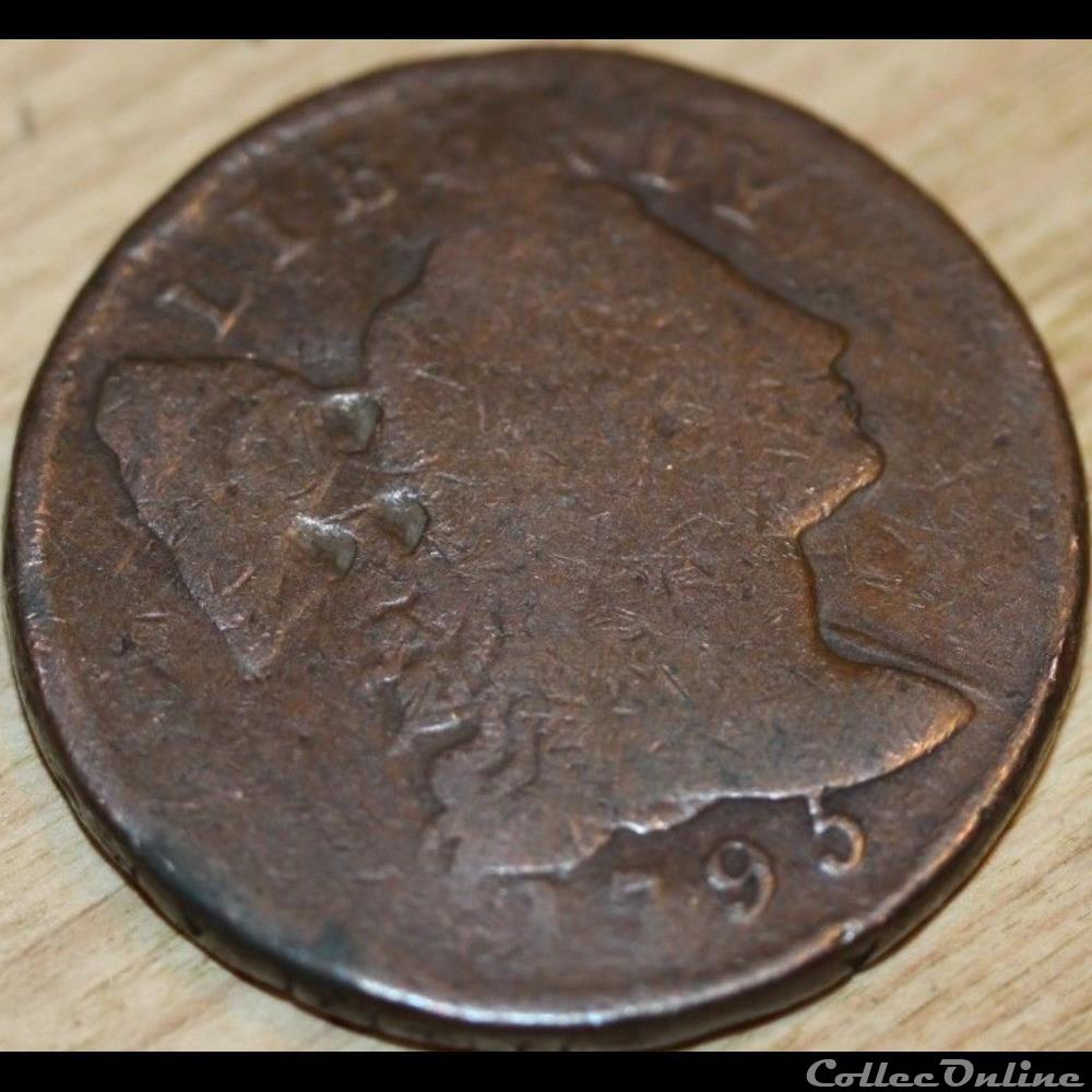 1795 One Cent Liberty Cap monnaie monde etat uni 1795 one cent liberty cap