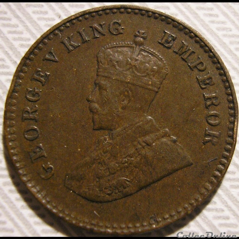 George V - 1/12 Anna 1915 - British India Empire 2 monnaie monde inde george v 1 12 anna 1915 british india empire