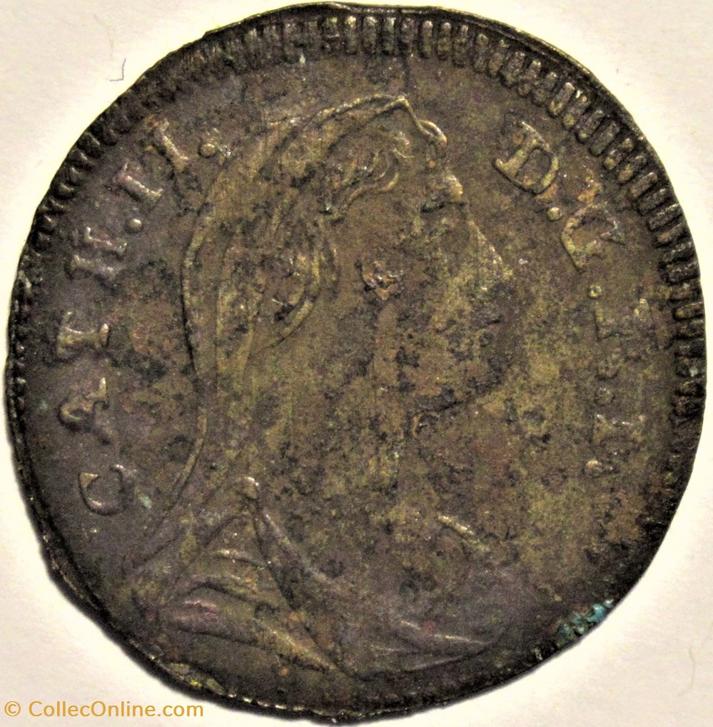 Catherine II of Russia, c.1796 - Rechenpfennig, by J.C. Reich, Nuremberg monnaies paranumismatique jetons poids catherine ii of russia c 1796 rechenpfennig by j c reich nuremberg