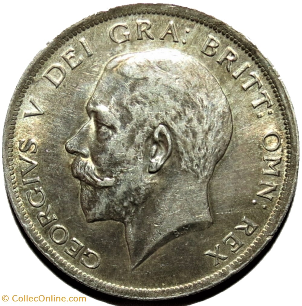 monnaies monde royaume uni george v half crown 1915 great britain