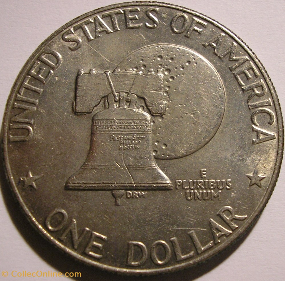 1976 Denver Dollar - Bicentennial monnaie monde etat uni 1976 denver dollar bicentennial