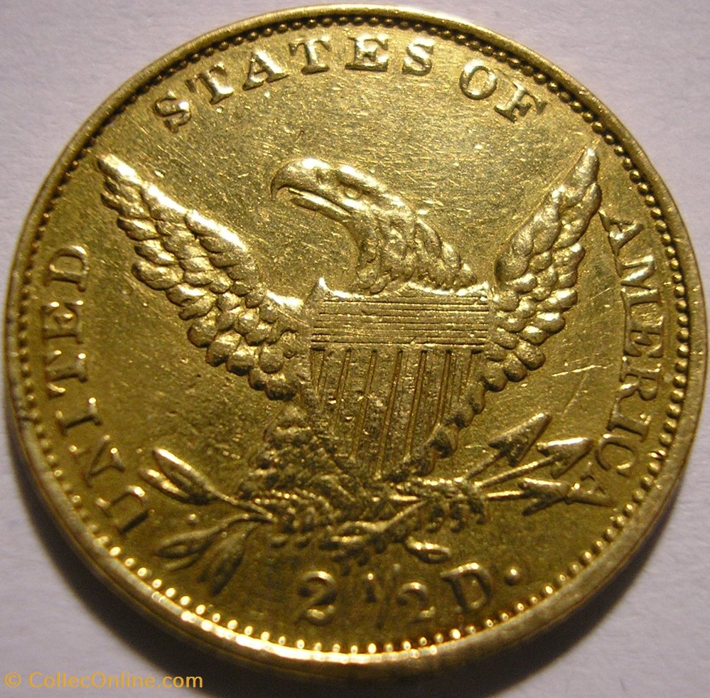 monnaies monde etats unis 1837 2 5 dollars classic head