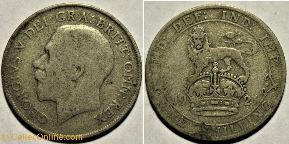 George V - One Shilling 1921 - Great Britain monnaies monde royaume uni george v one shilling 1921 great britain
