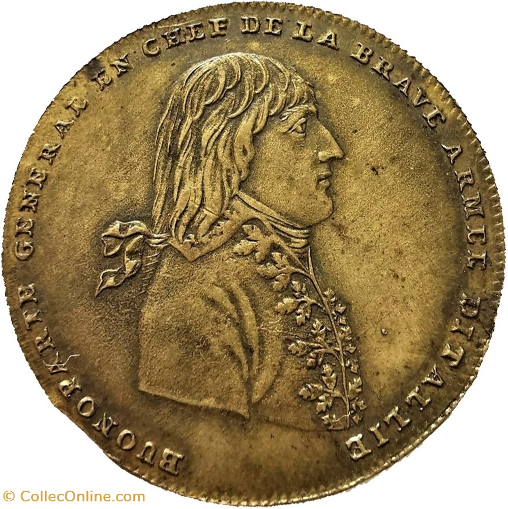 medailles france revolution napoleon bonaparte medaille 1796 campagne italie