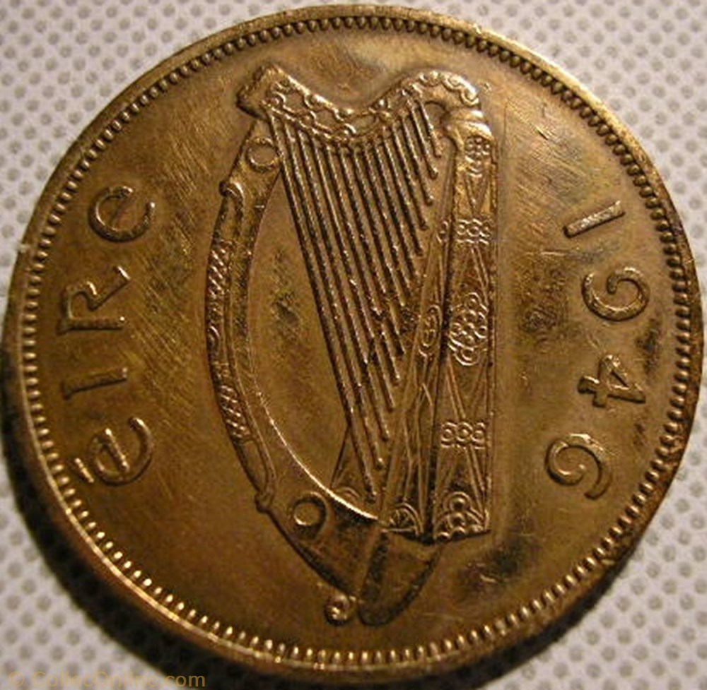 1 Pingin / 1 Penny 1946 monnaie monde irlande 1 pingin 1 penny 1946