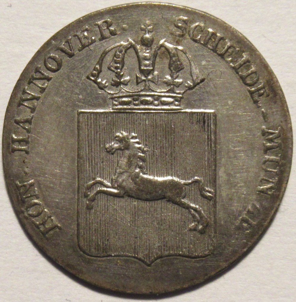 William IV - 1/24 Thaler 1836 - Kingdom of Hannover monnaies monde allemagne william iv 1 24 thaler 1836 kingdom of hannover
