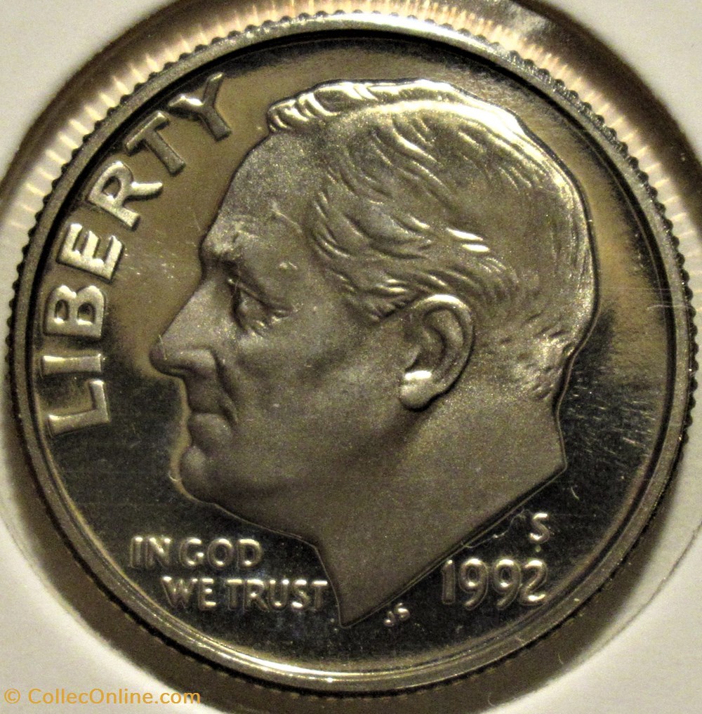 1992 San Francisco Dime monnaies monde etats unis 1992 san francisco dime