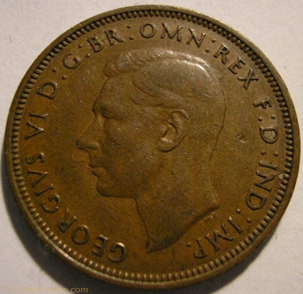 George VI - Half Penny 1942 - UK monnaie monde royaume uni george vi half penny 1942 uk
