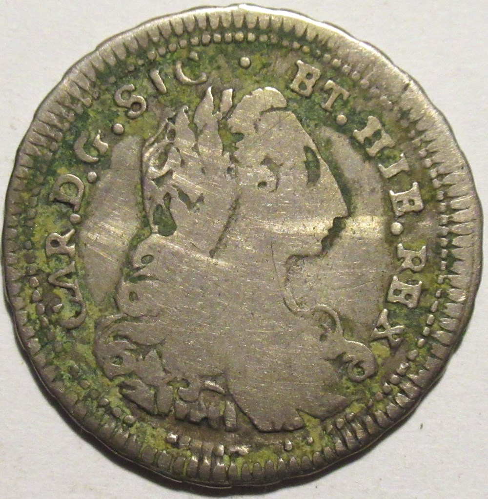 1736 Regno di Sicilia, 2 Tari, Palermo - Carlo di Borbone monnaies europe medievale royaume de sicile 1736 regno di sicilia 2 tari palermo carlo di borbone