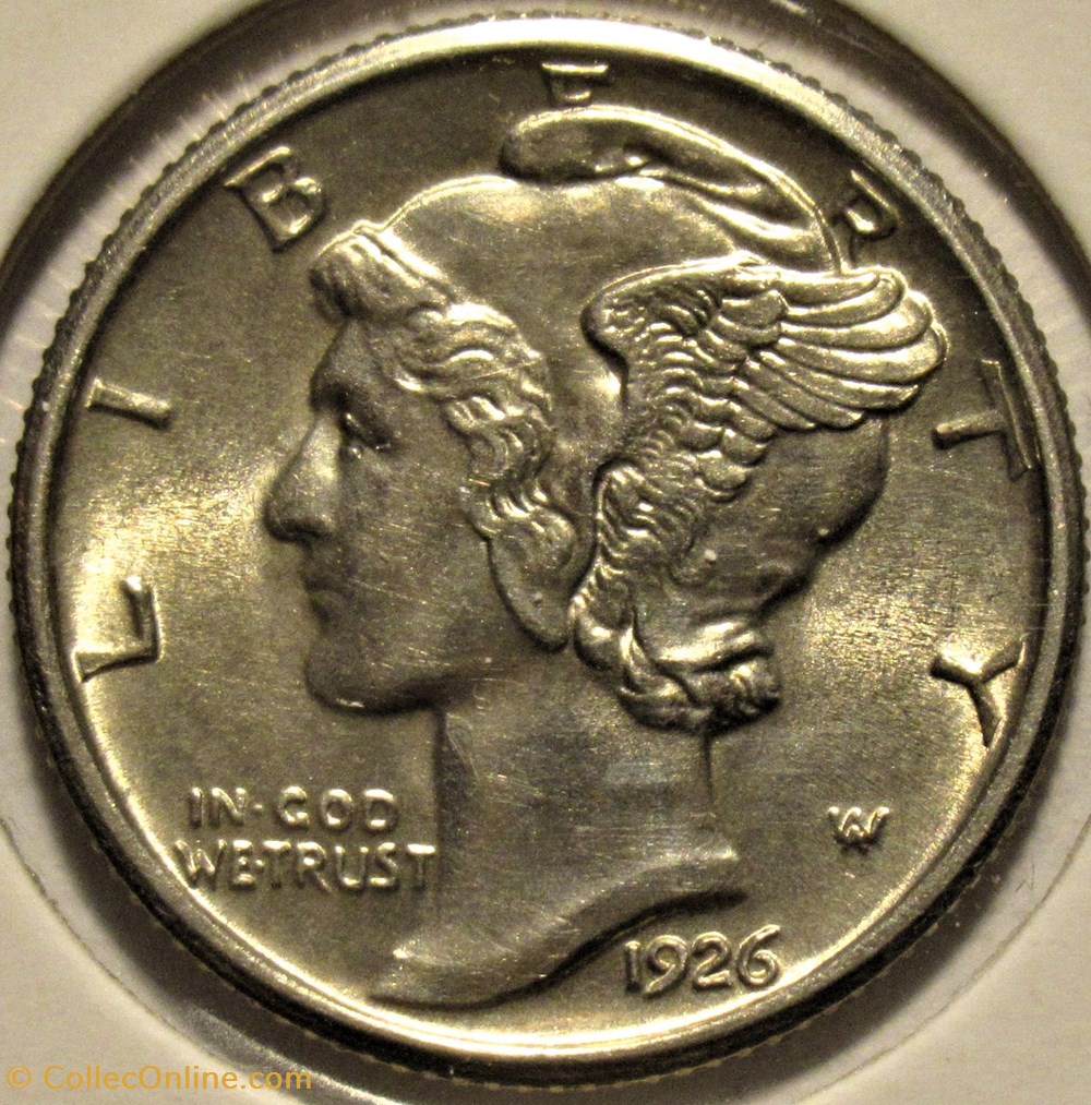 1926 Dime 3 monnaies monde etats unis 1926 dime