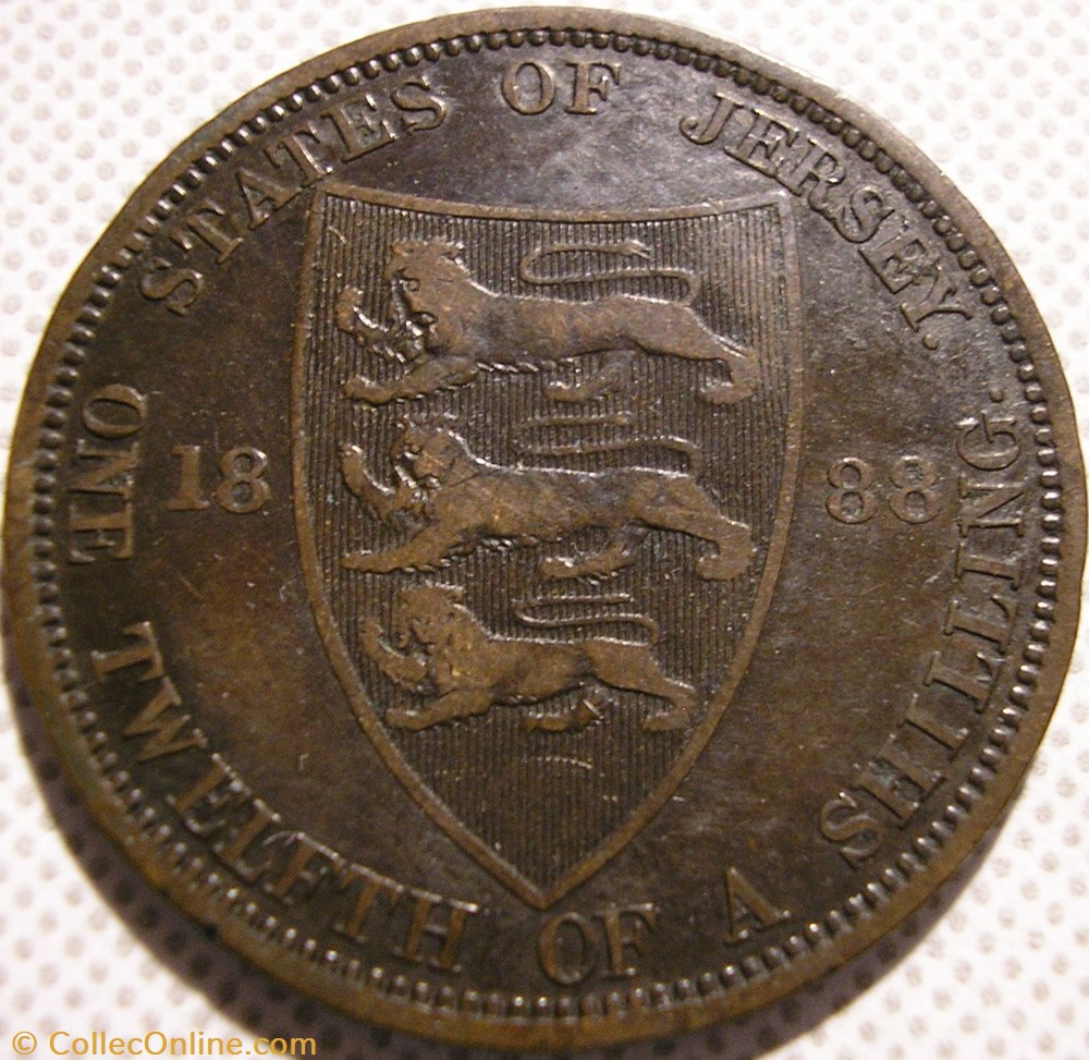 monnaie monde victoria 1 12 shilling 1888 jersey ex 3
