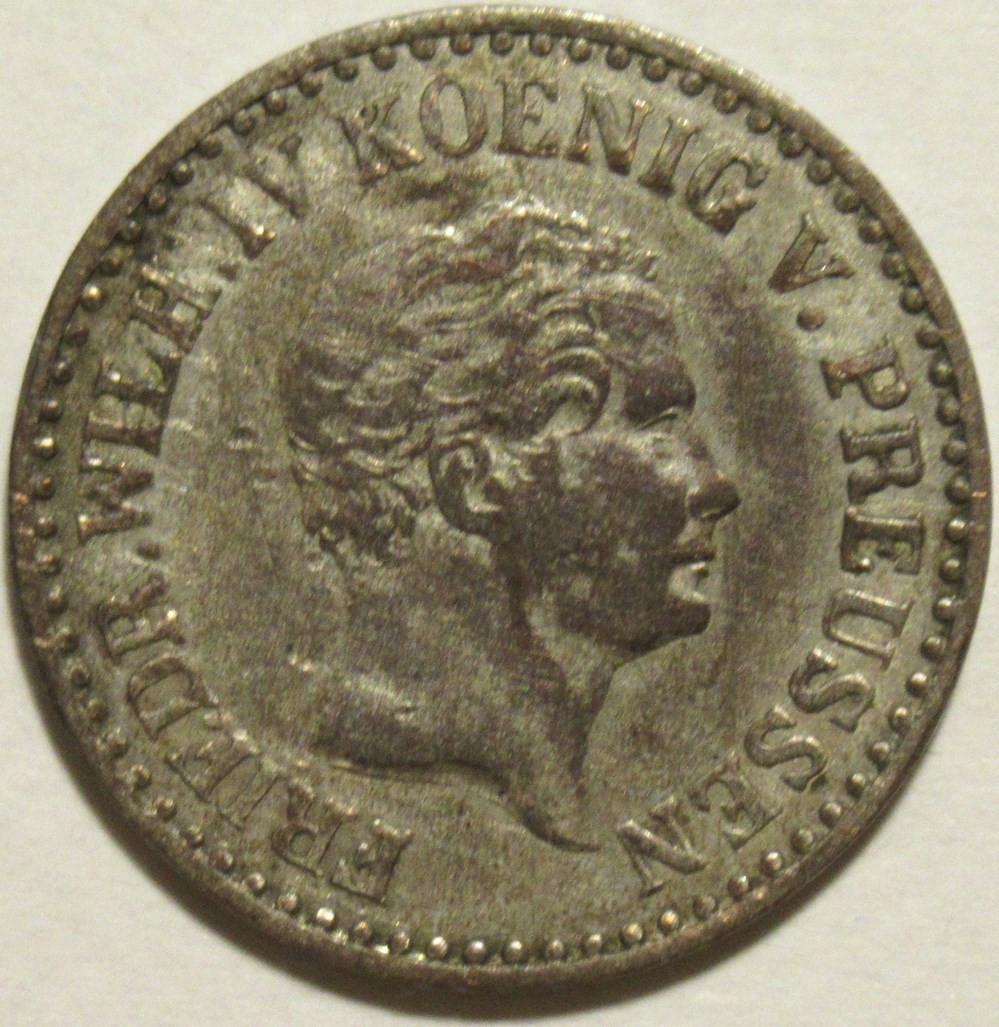 monnaies europe medievale saint empire romain germanique friedrich wilhelm iv 1 silbergroschen 1846 berlin kingdom of prussia