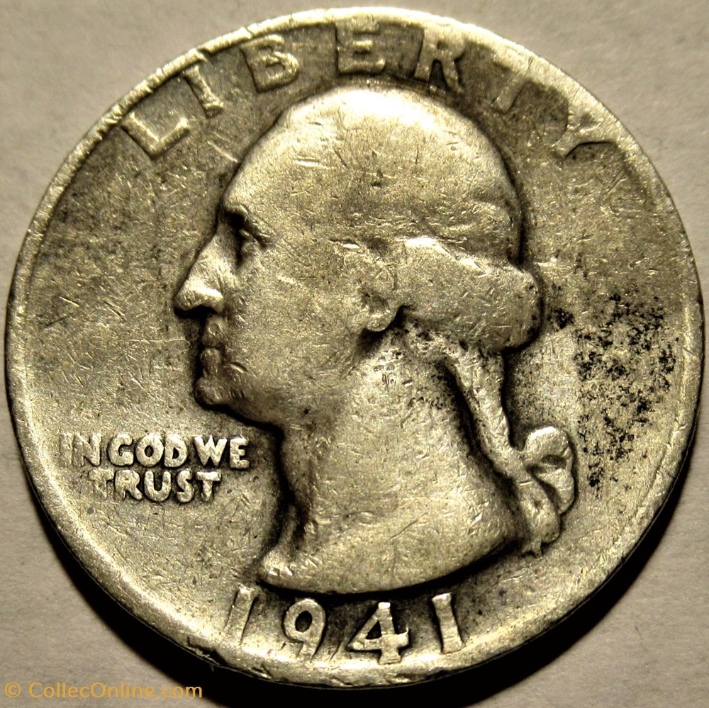 monnaies monde etats unis 1941 san francisco quarter dollar