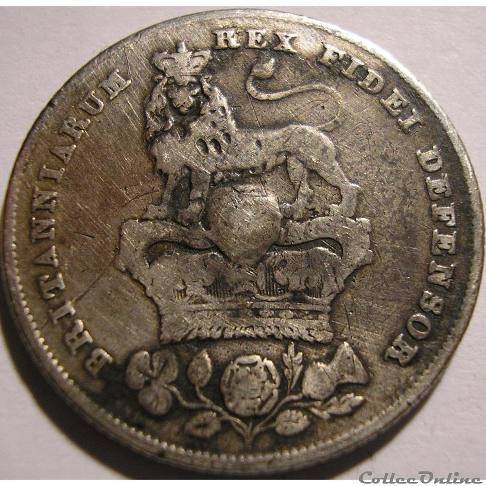 George IV - 1 Shilling 1826 - Great Britain monnaies monde royaume uni george iv 1 shilling 1826 great britain