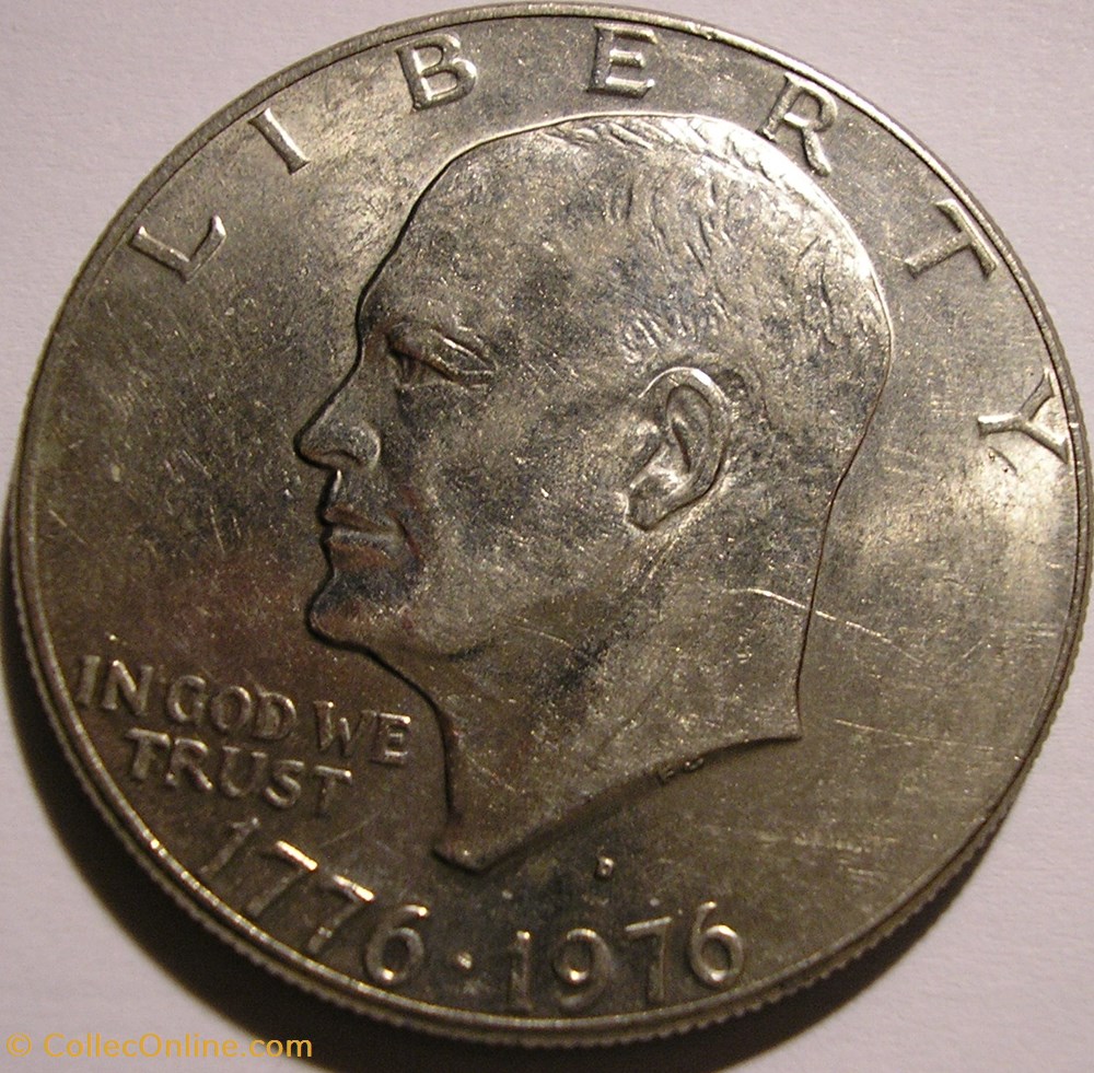 1976 Denver Dollar - Bicentennial monnaie monde etat uni 1976 denver dollar bicentennial