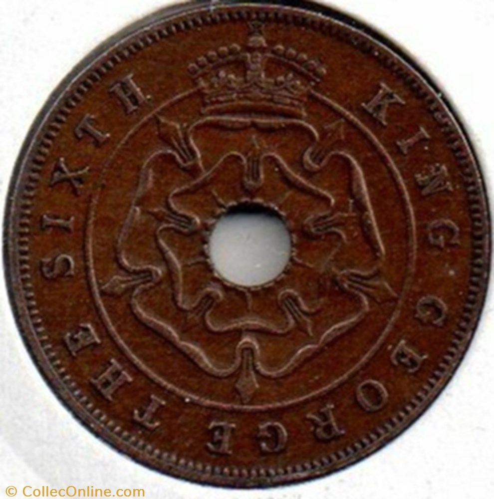 George VI - One Penny 1952 - Southern Rhodesia monnaie monde zimbabwe george vi one penny 1952 southern rhodesia