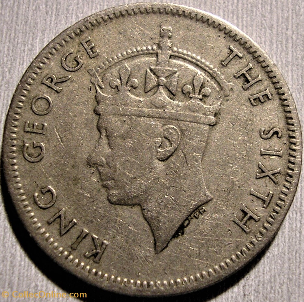 George VI - One Shilling 1949 - Southern Rhodesia monnaie monde zimbabwe george vi one shilling 1949 southern rhodesia