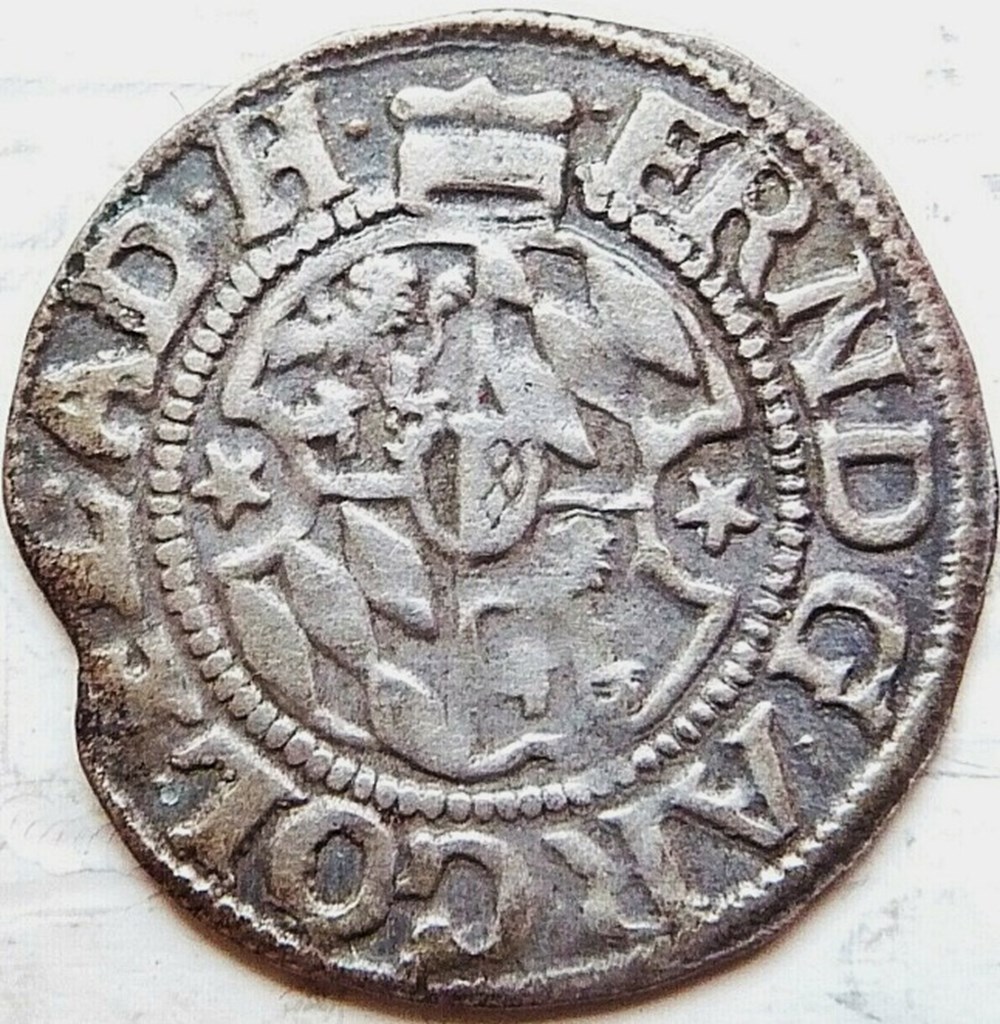 monnaies europe medievale saint empire romain germanique bishopric of hildesheim 1 groschen 1604 ernest of bavaria