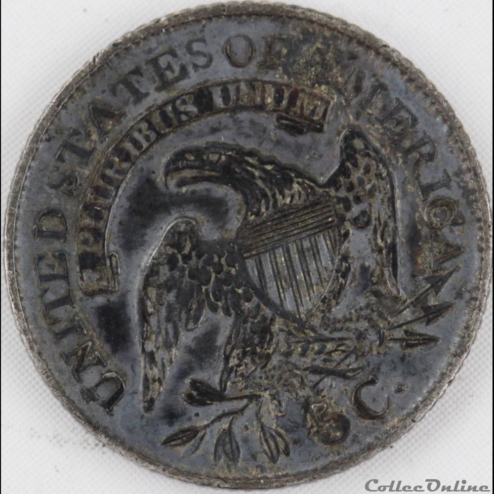 1832 Half Dime - 5 Cents monnaie monde etat uni 1832 half dime 5 cents