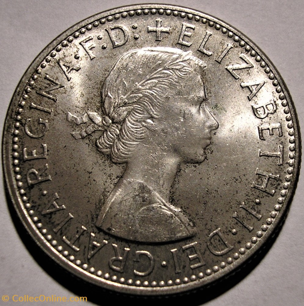 Elizabeth II - One Florin 1954 Royal Visit - Australia monnaie monde australie elizabeth ii one florin 1954 royal visit australia