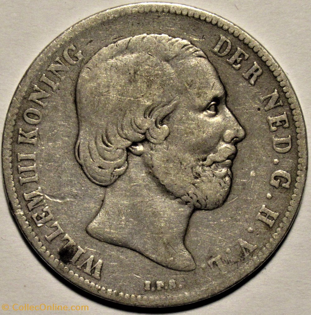 monnaies monde pays bas willem iii of nederland 1 gulden 1863