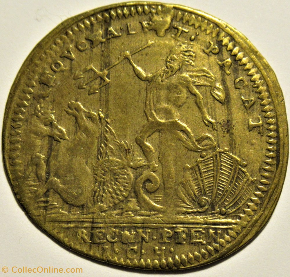 Louis XV - c.1750, Marine - Rechenpfennig par J.G. Holtzey monnaies paranumismatique jetons poids louis xv c 1750 marine rechenpfennig par j g holtzey