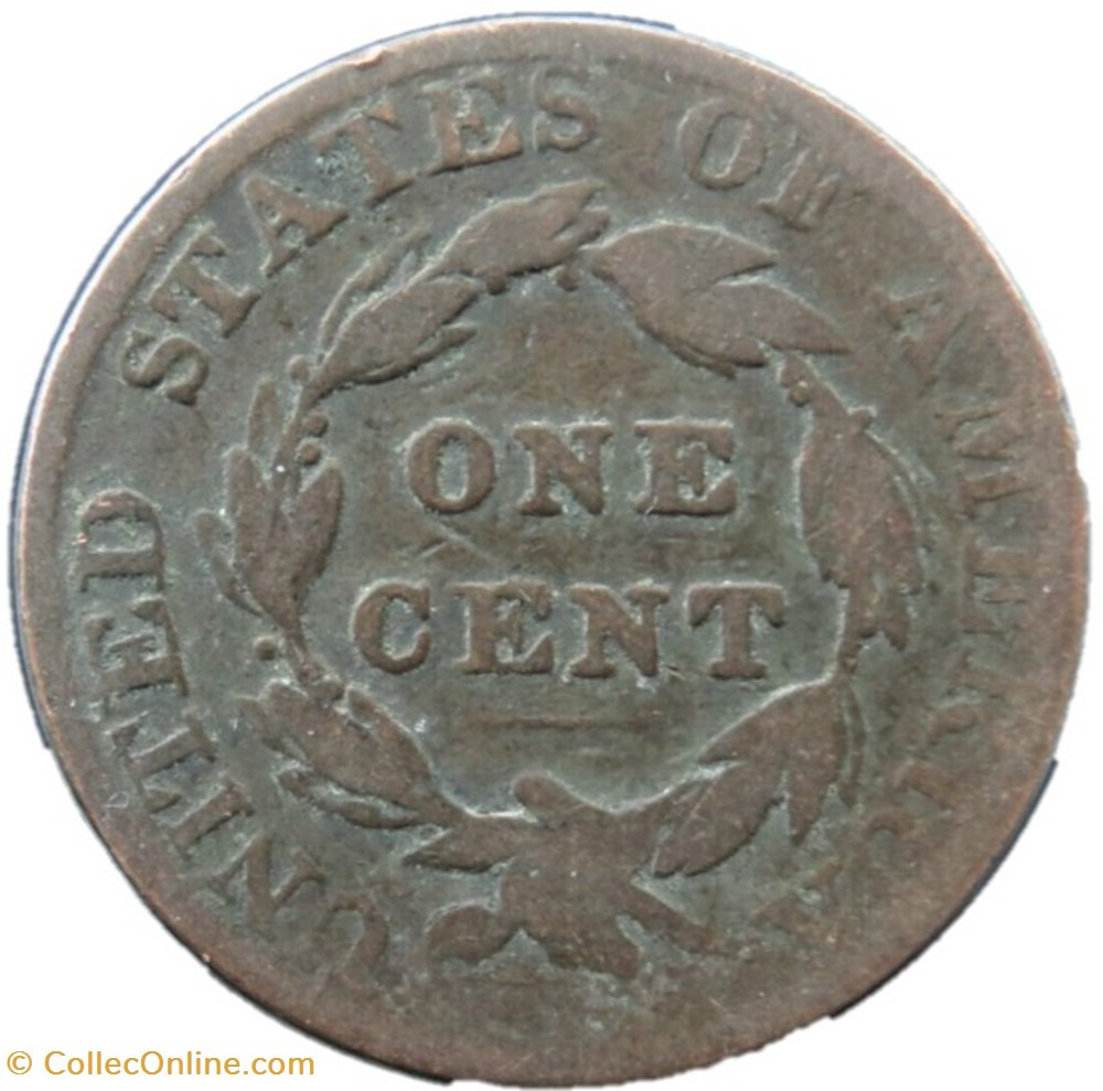 monnaies monde etats unis 1824 one cent