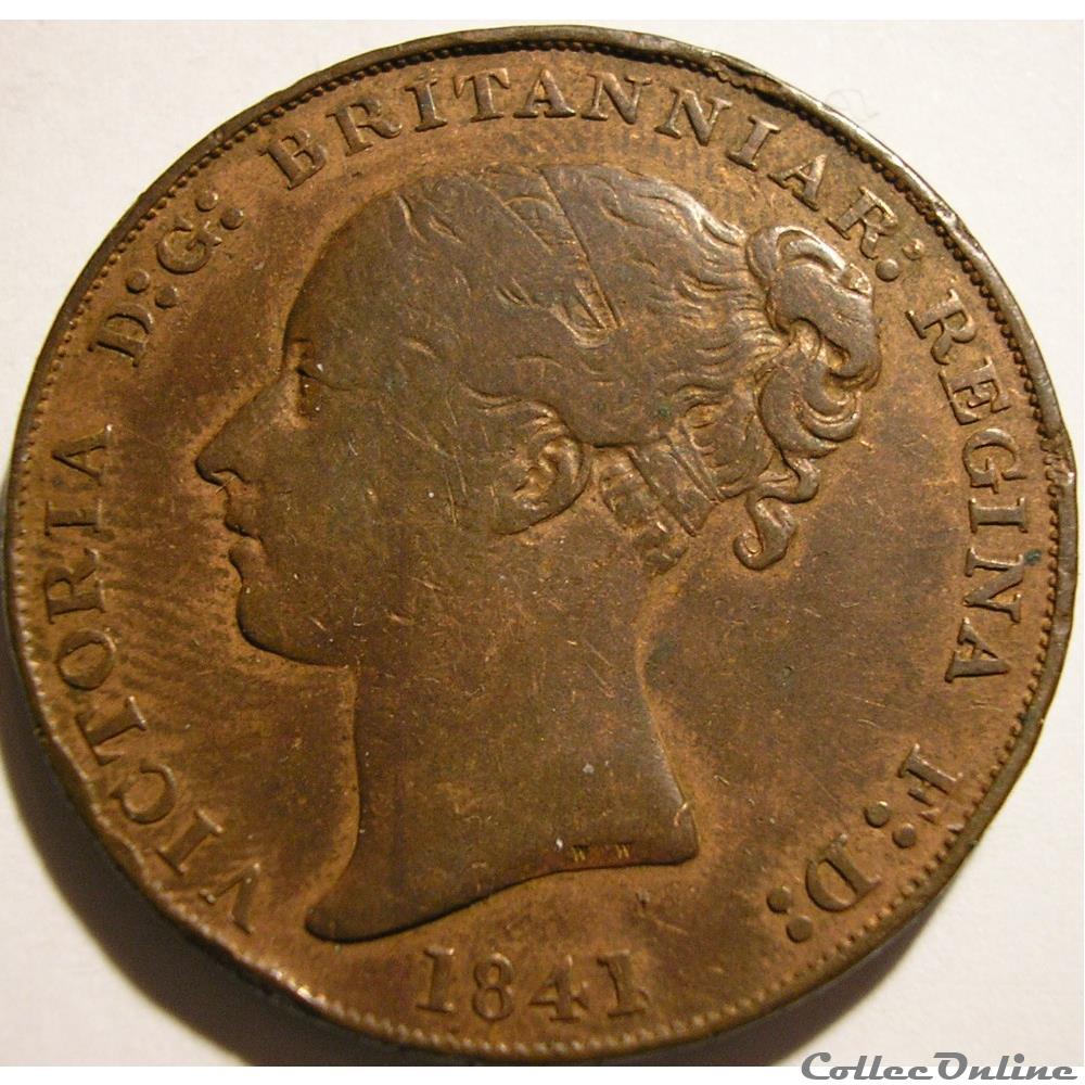 Victoria - 1/13 Shilling 1841 - Jersey (ex.2) monnaie monde victoria 1 13 shilling 1841 jersey ex 2