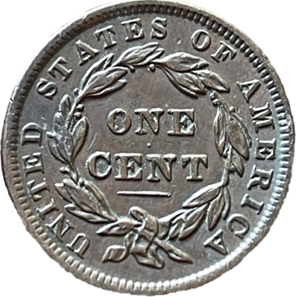 1838 One Cent (ex.2) monnaies monde etats unis 1838 one cent ex 2