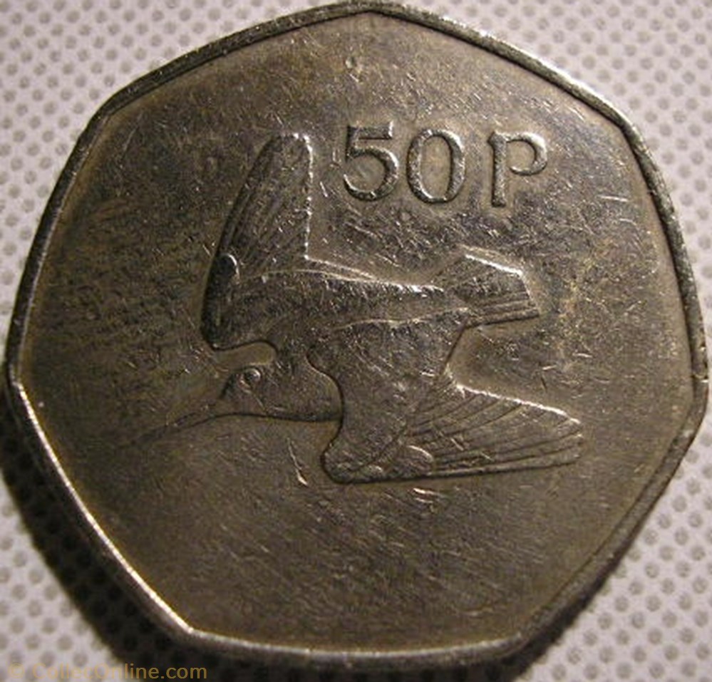 50 Pence 1976 monnaie monde irlande 50 pence 1976