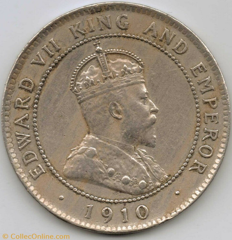 Edward VII - One Penny 1910 - Jamaica 3 monnaie monde royaume uni edward vii one penny 1910 jamaica