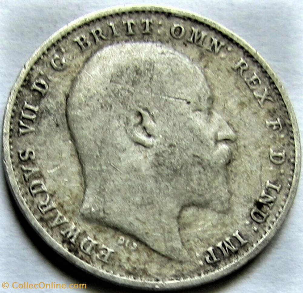 Edward VII - 3 Pence 1909 - United Kingdom monnaies monde royaume edward vii 3 pence 1909 united kingdom