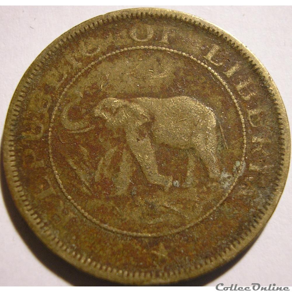 Liberia - Two Cents 1937 - Africa monnaie monde liberium liberia two cents 1937 africa